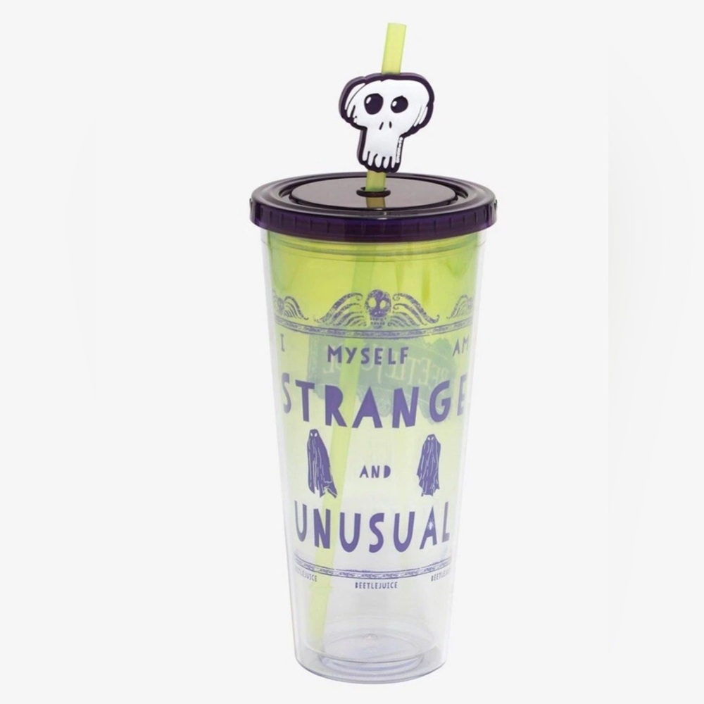 BEETLEJUICE ‘I MYSELF AM STRANGE & UNUSUAL’ TUMBLER